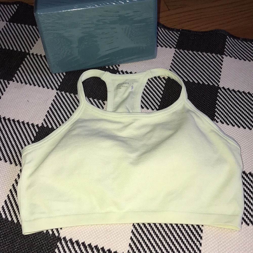 NWOT Jockey Lime Sports Bra